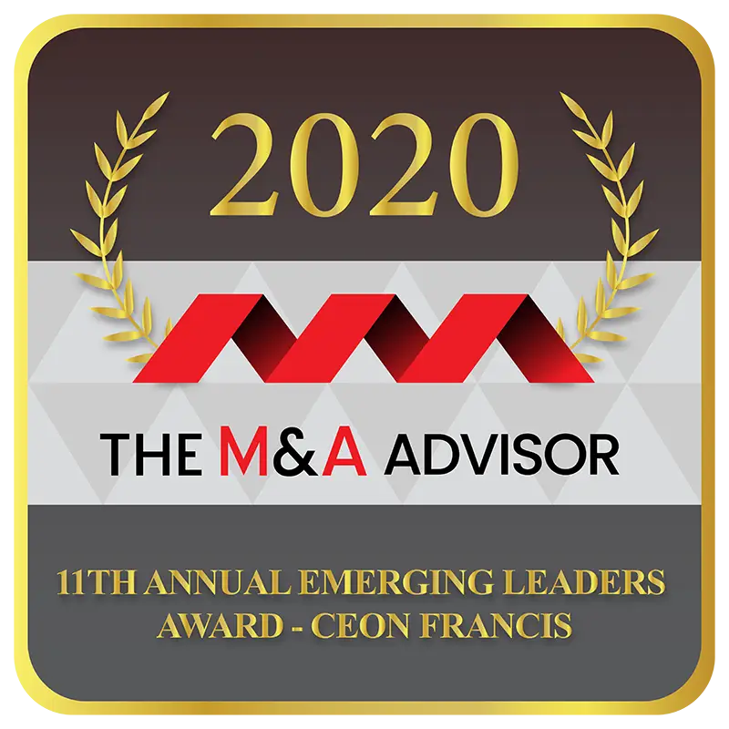 2020 Global M&A Network - 11th Annual Emerging Leaders Award - Ceon Francis