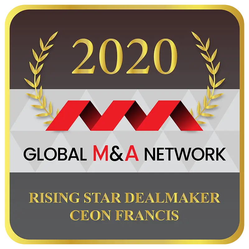 2020 Global M&A Network - Rising Star Dealmaker Ceon Francis