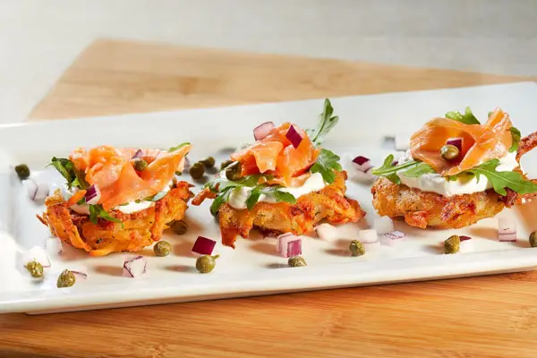 plated gourmet food